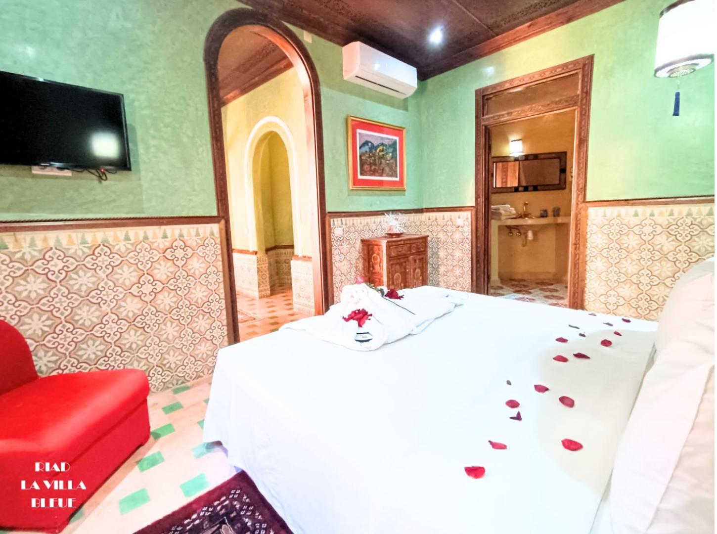 Riad La Villa Bleue & Spa Маракеш Екстериор снимка